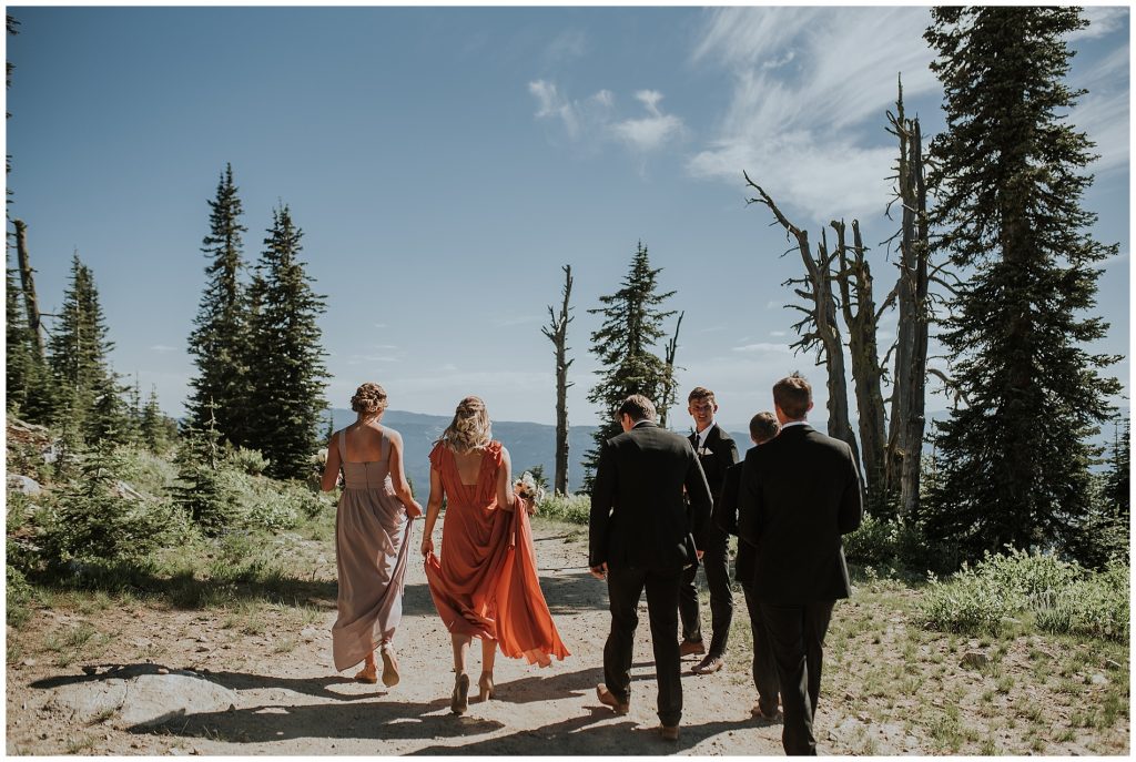 Brundage Mountain Resort Boho Wedding in McCall Idaho