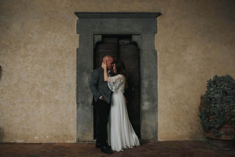 Alex & Jake // Boho Florence Elopement in a Castle // Destination Wedding Photographer