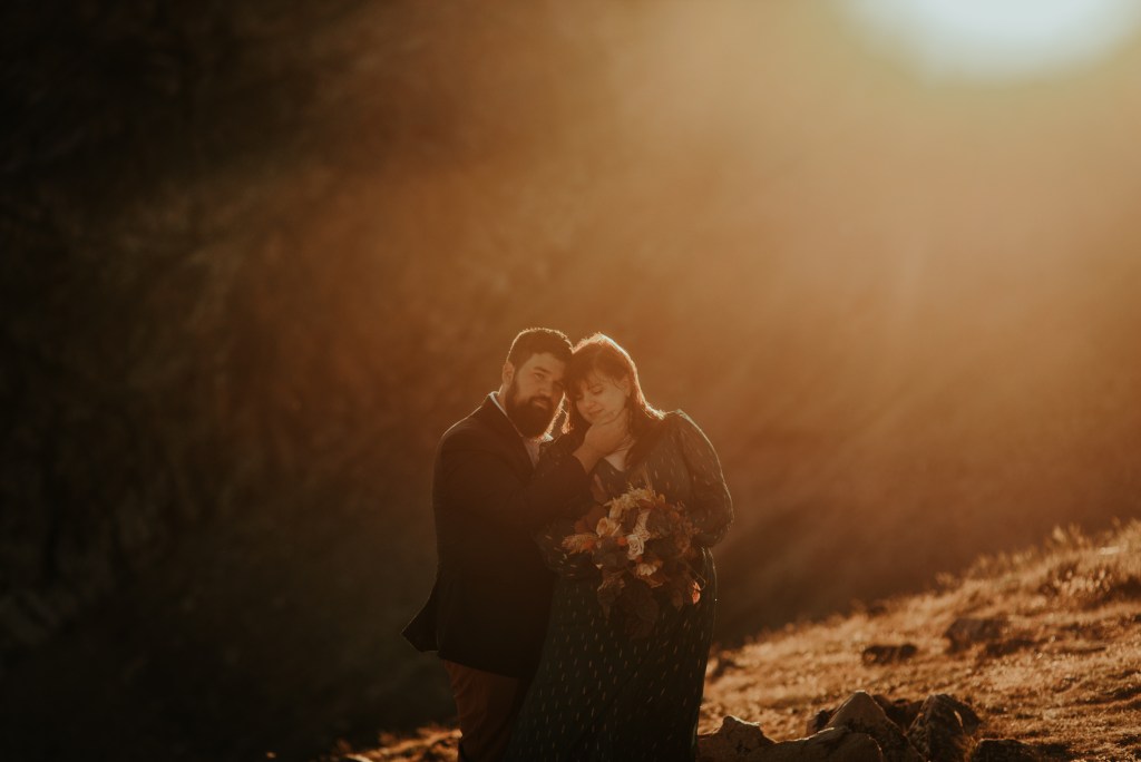 Yellowstone Adventure Elopement Sunset