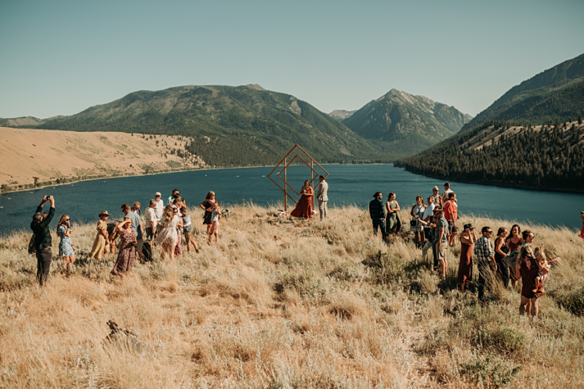 Wallowa Lake Intimate Wedding in Oregon