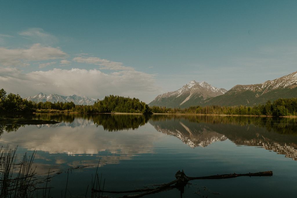 Reflections Lake in Alaska 