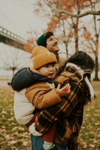 Astoria Park Queens New York Family Photos in the Fall