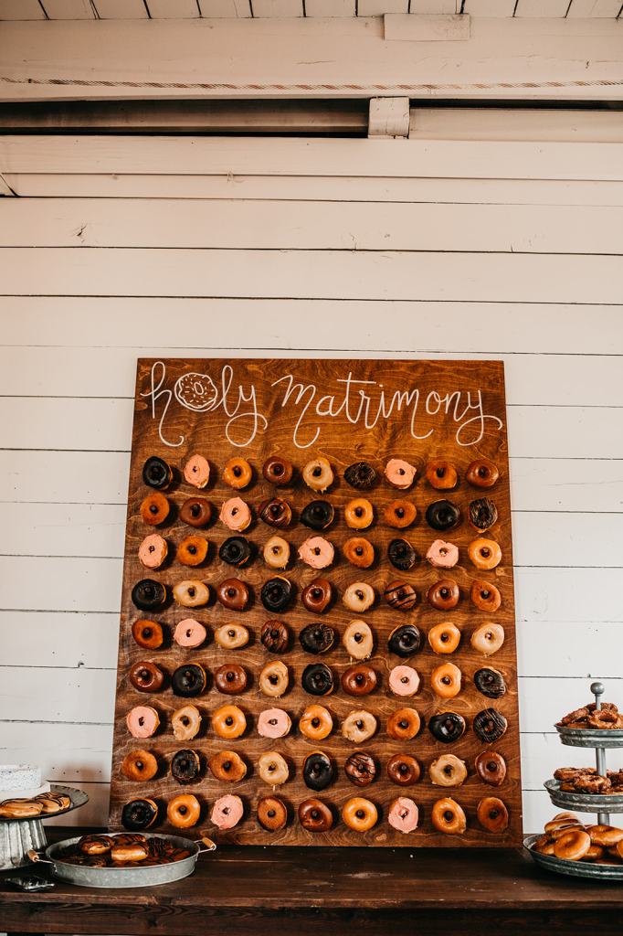 Wedding Donut Wall Idea