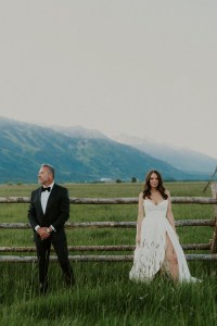 Snake River Ranch Wedding Jackson Wyoming