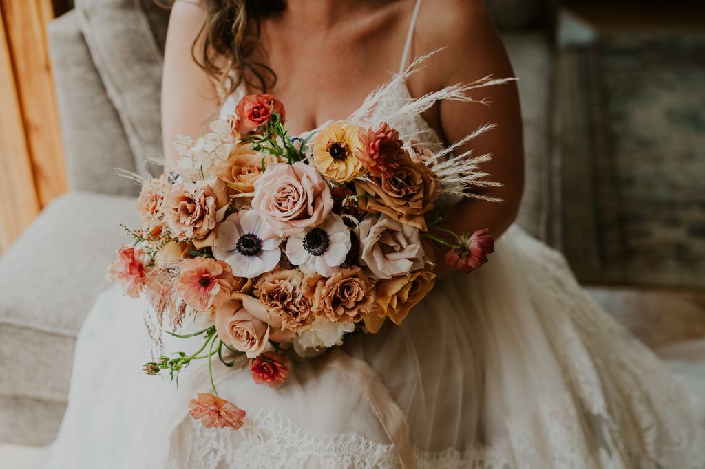 Boho Summer Wildflower Wedding Bouquet