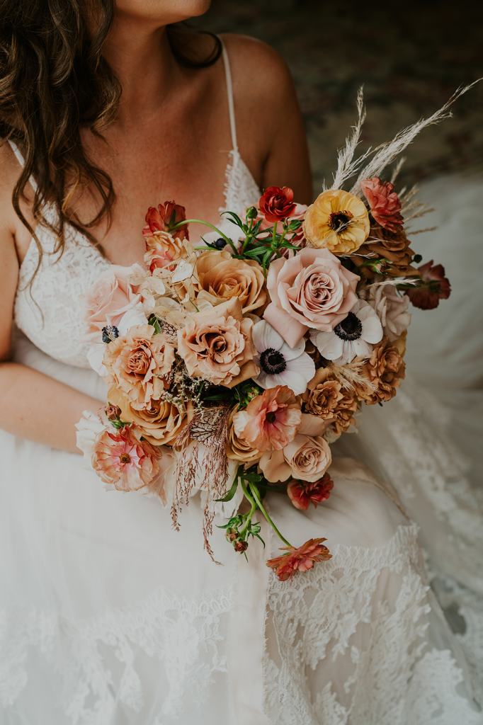 Boho Summer Wildflower Wedding Bouquet