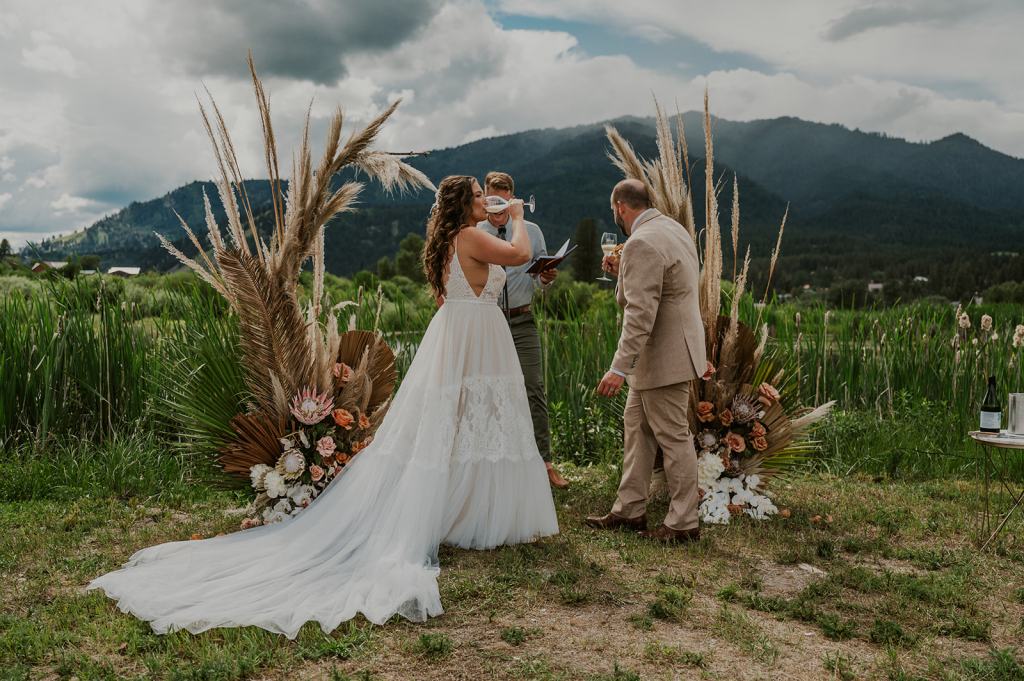 Idaho Mountain Summer Wedding