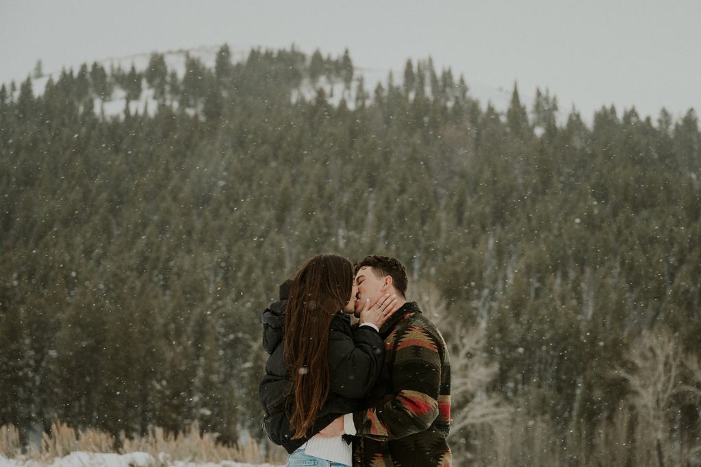 Sun Valley Idaho Proposal in the Winter