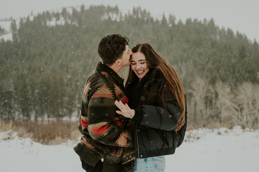 Sun Valley Idaho Proposal in the Winter