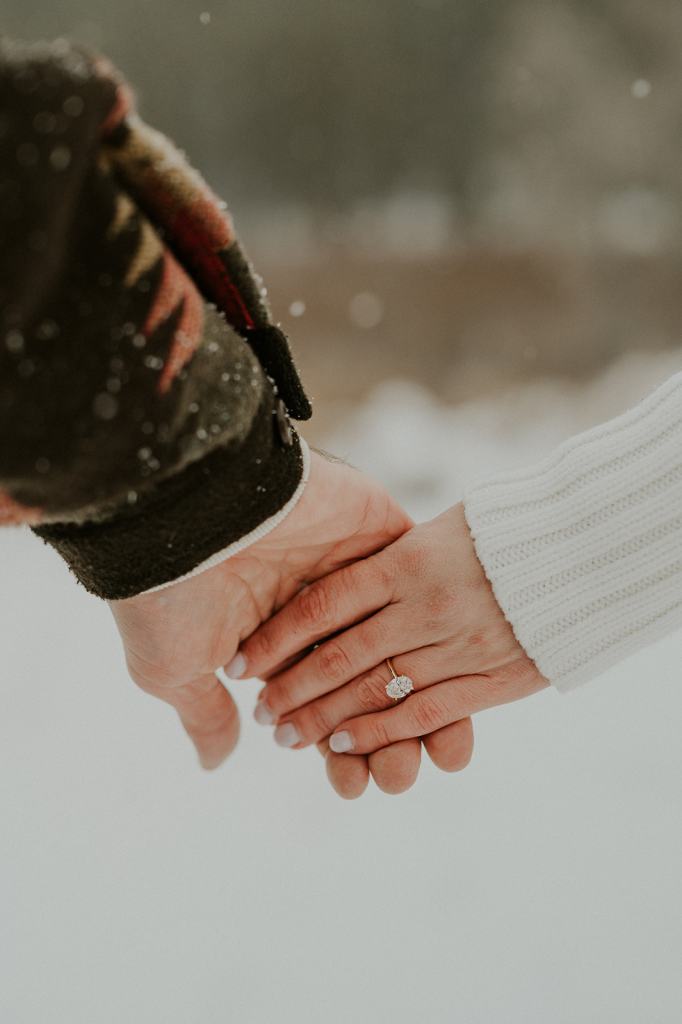 Sun Valley Idaho Proposal in the Winter