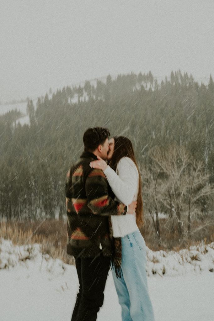 Sun Valley Idaho Proposal in the Winter