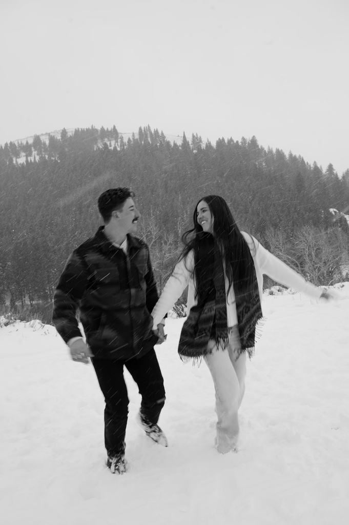 Sun Valley Idaho Proposal in the Winter