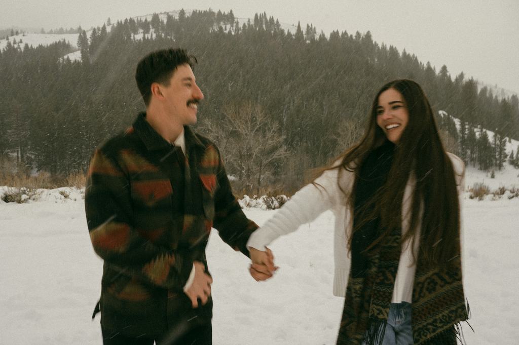 Sun Valley Idaho Proposal in the Winter