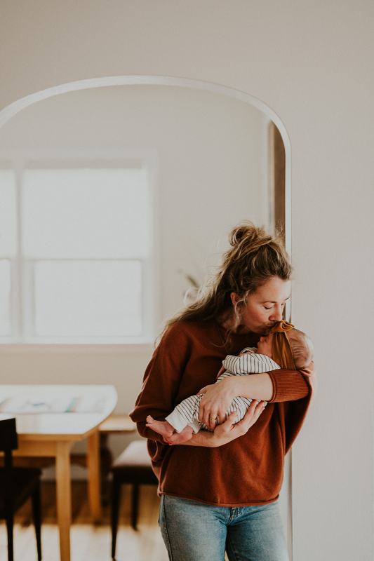 Boise Lifestyle Newborn Photos