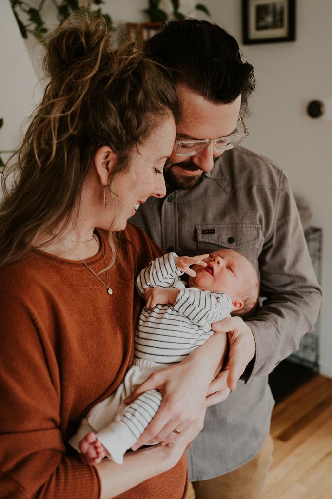 Boise Lifestyle Newborn Photos