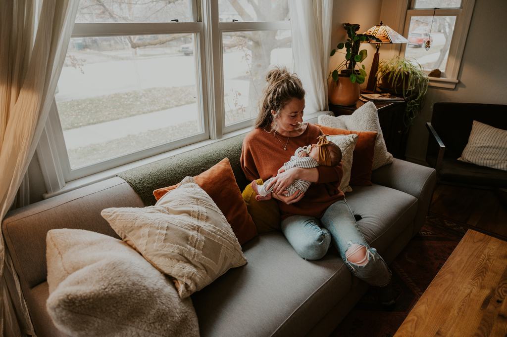 Boise Lifestyle Newborn Photos