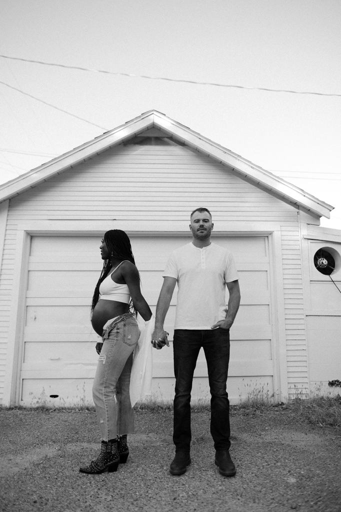 Urban Downtown Boise Maternity Photos in Idaho