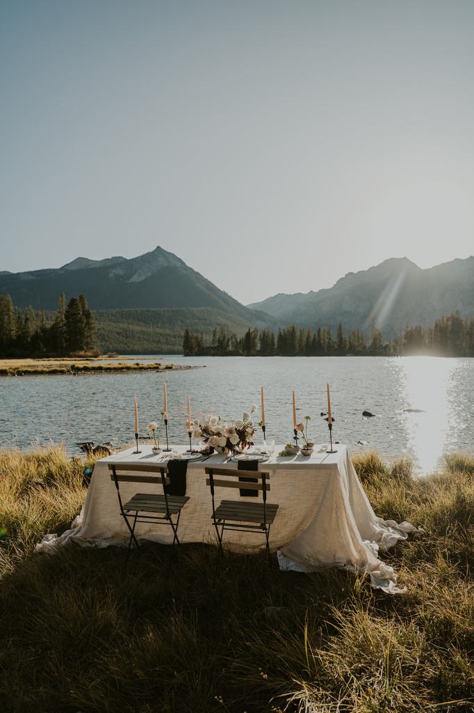 Redfish Lake Idaho Elopement