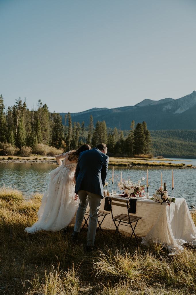 Redfish Lake Idaho Elopement