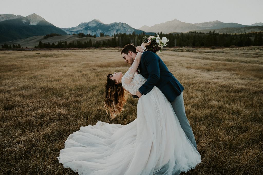 Redfish Lake Idaho Elopement