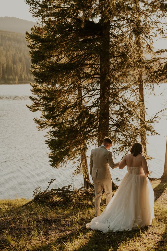 hyalite reservoir montana elopement
