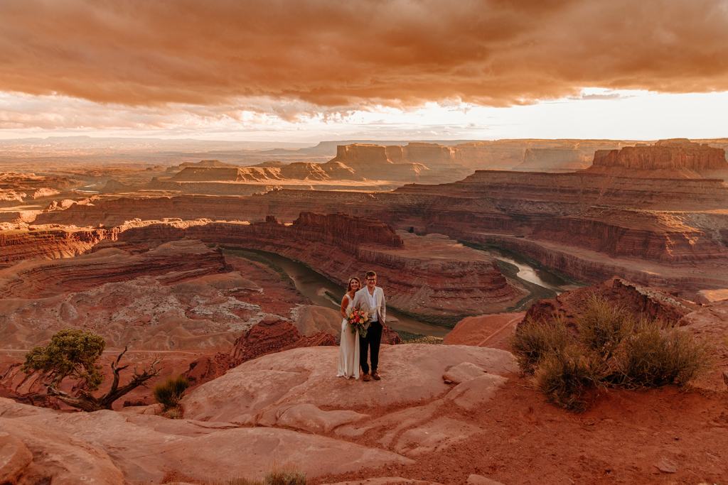 Dead Horse State Park Moab Utah Elopement