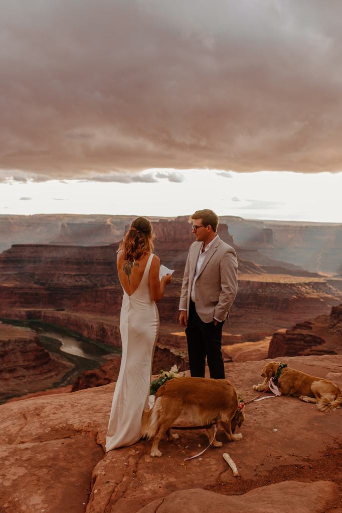 Dead Horse State Park Moab Utah Elopement