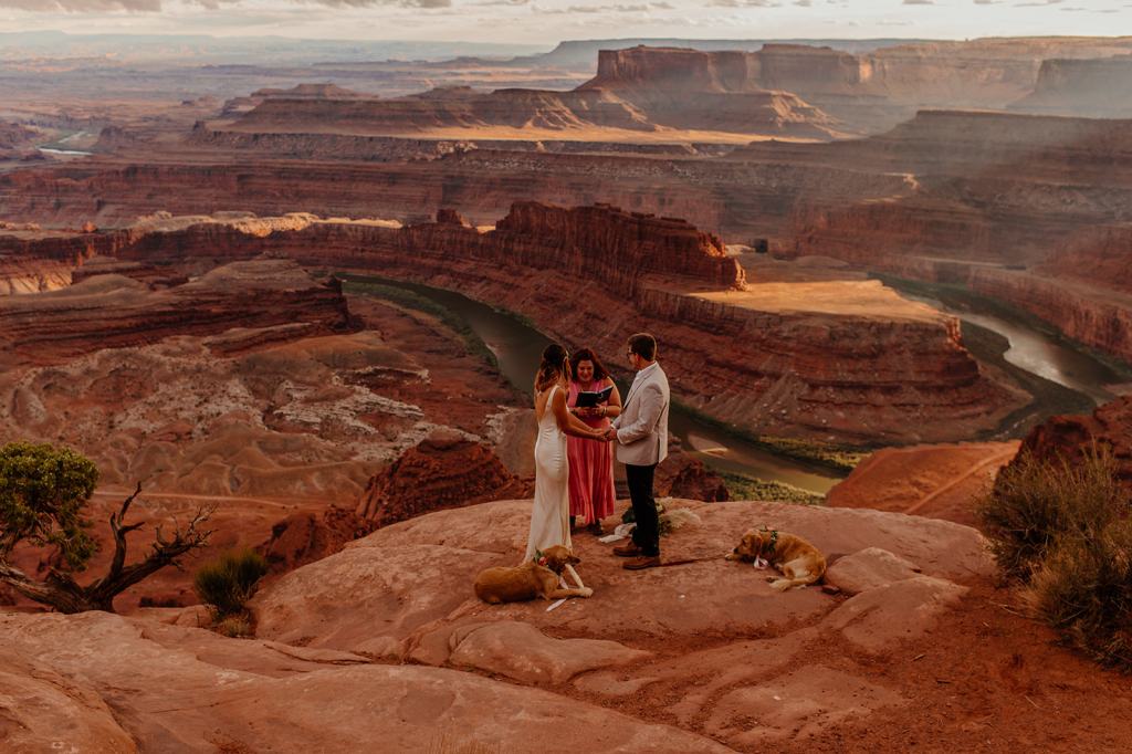 Dead Horse State Park Moab Utah Elopement