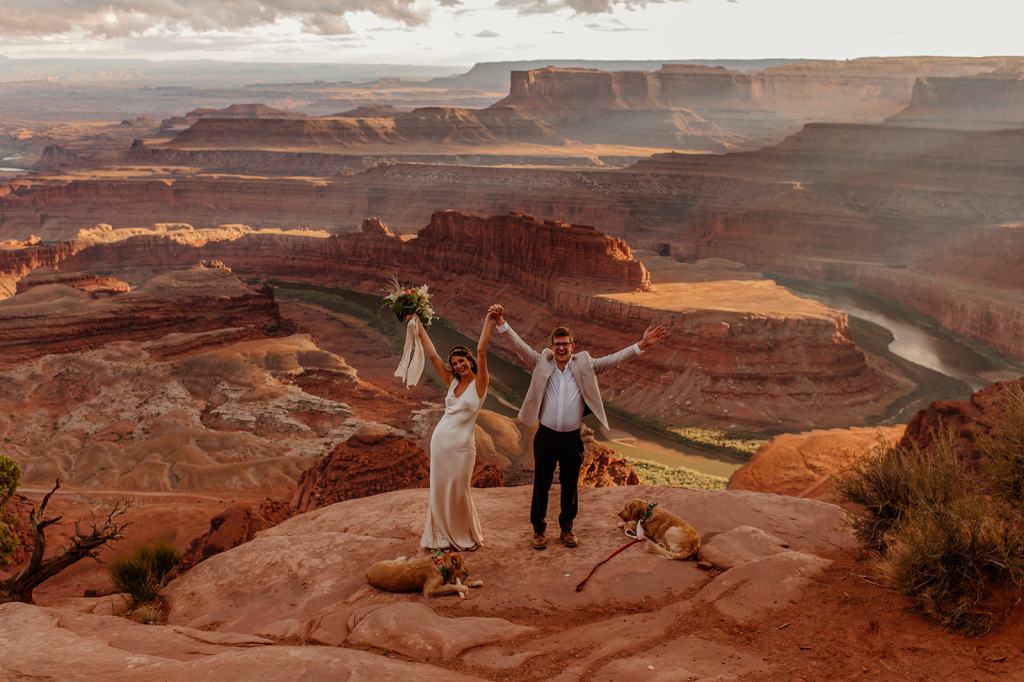 Dead Horse State Park Moab Utah Elopement