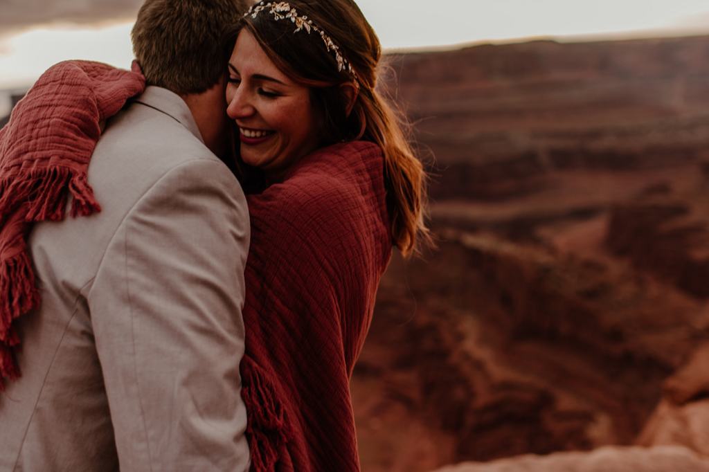Dead Horse State Park Moab Utah Elopement