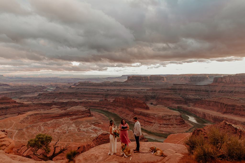 Dead Horse State Park Moab Utah Elopement