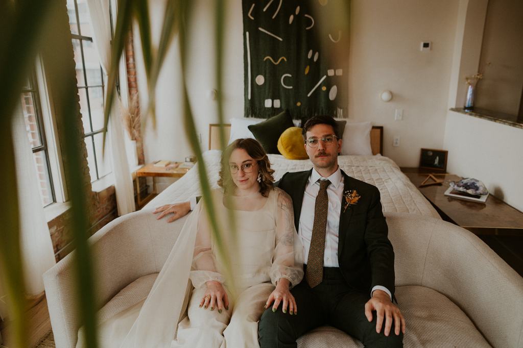 Kansas City Elopement at No Vacancy Hotel