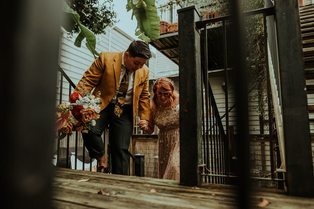 LGBTQ New Orleans Elopement Queer Wedding