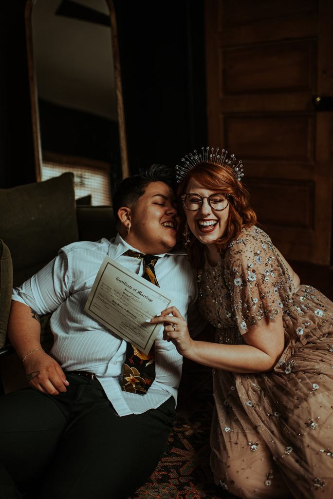 LGBTQ New Orleans Elopement Queer Wedding