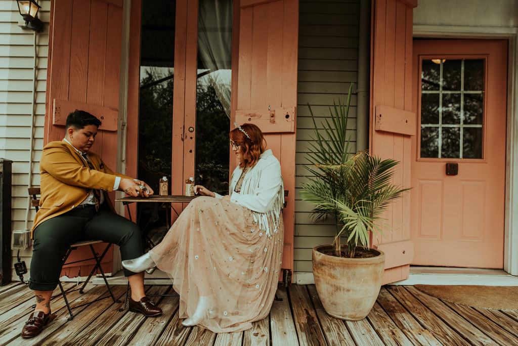 LGBTQ New Orleans Elopement Queer Wedding