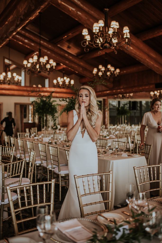 Wedding Reception at the Shore Lodge in McCall Idaho