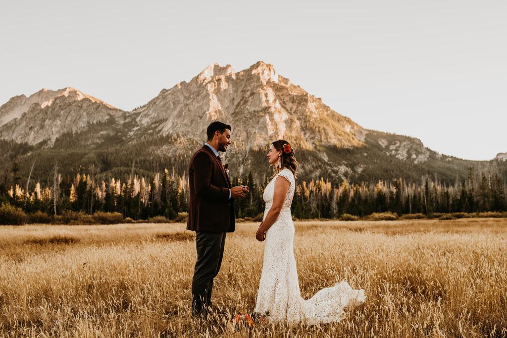 Sawtooths Idaho Adventure Elopement