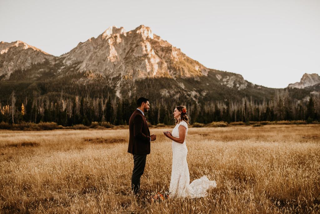 Sawtooths Idaho Adventure Elopement