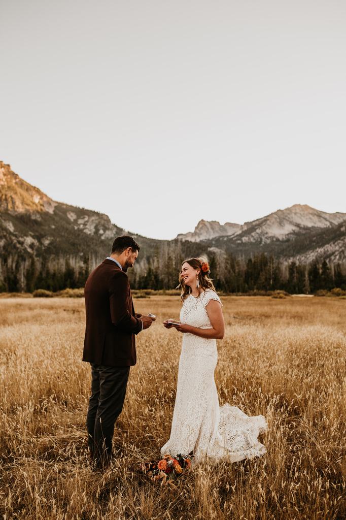 Sawtooths Idaho Adventure Elopement