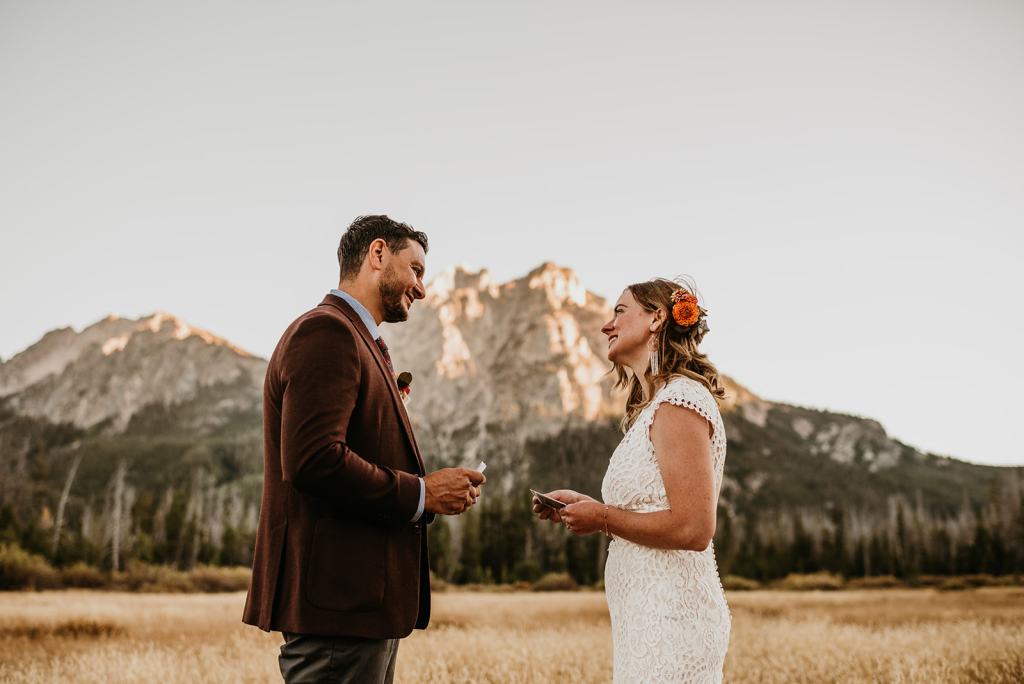 Sawtooths Idaho Adventure Elopement