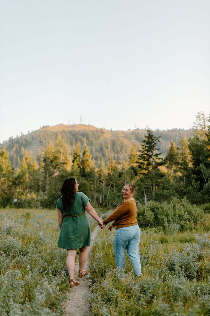 Idaho Mountain Top Engagement Photos