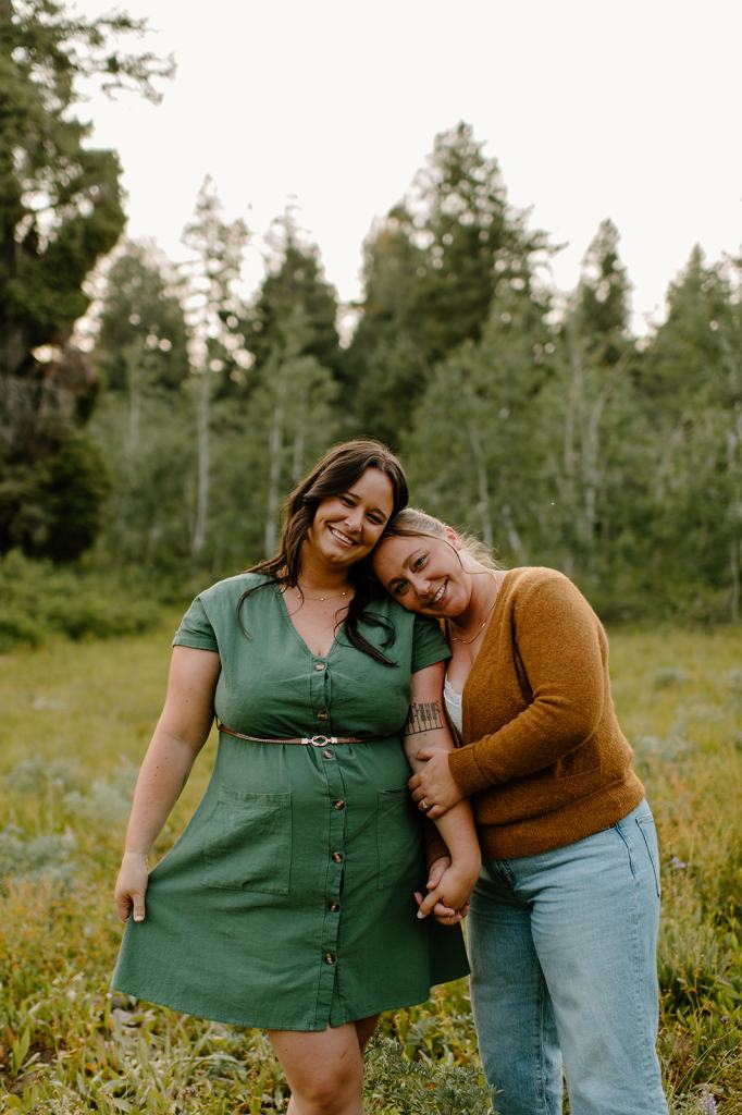 Idaho Mountain Top Engagement Photos
