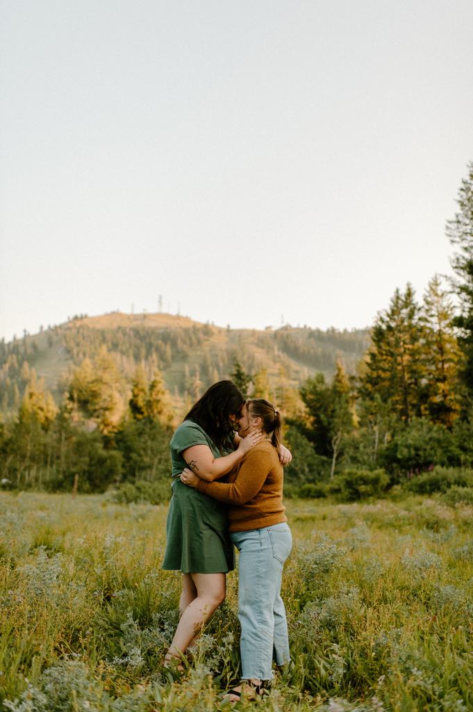 Bogus Basin Idaho Mountain Engagement Photos