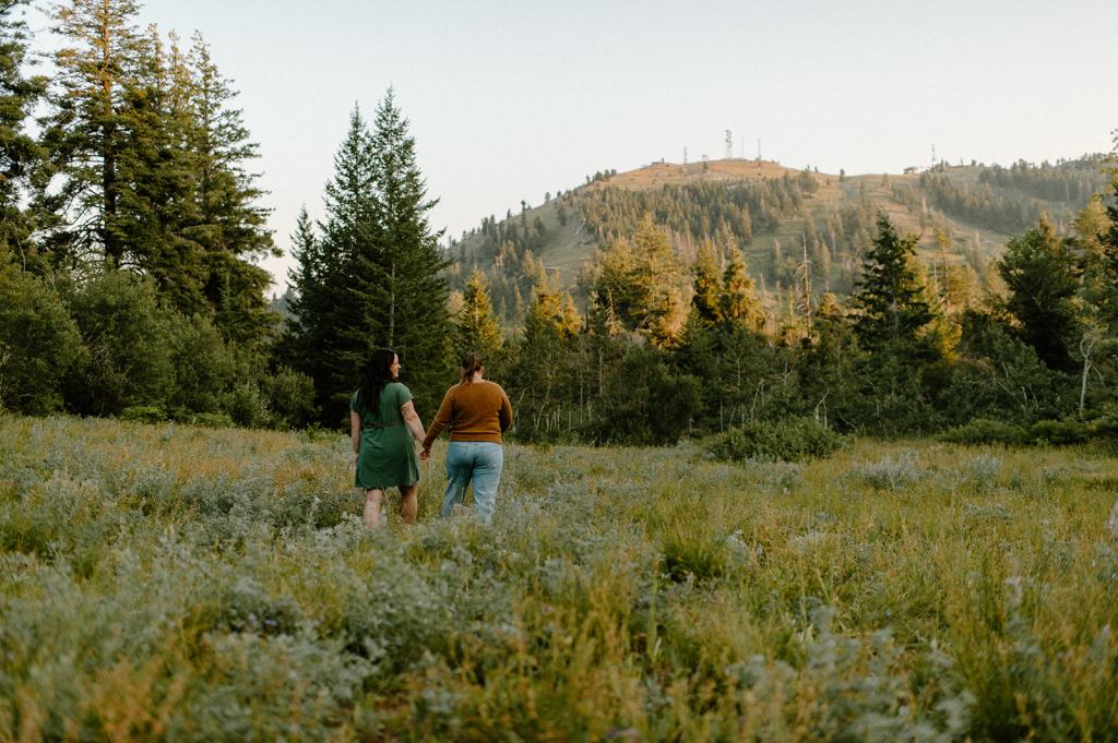 Bogus Basin Idaho Mountain Engagement Photos