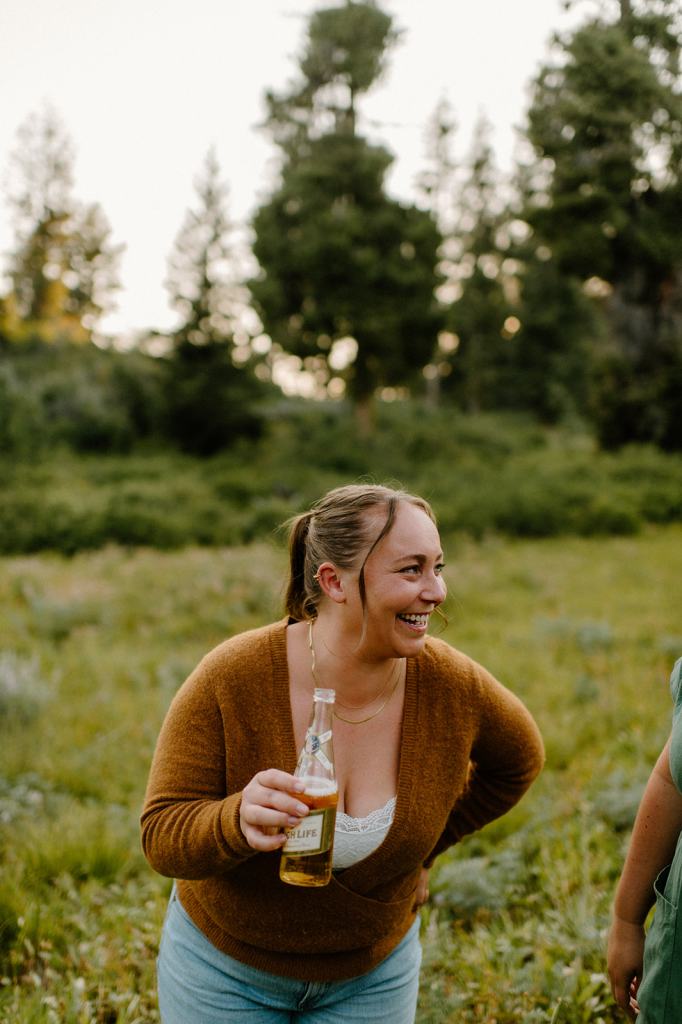 Idaho Mountain Top Engagement Photos