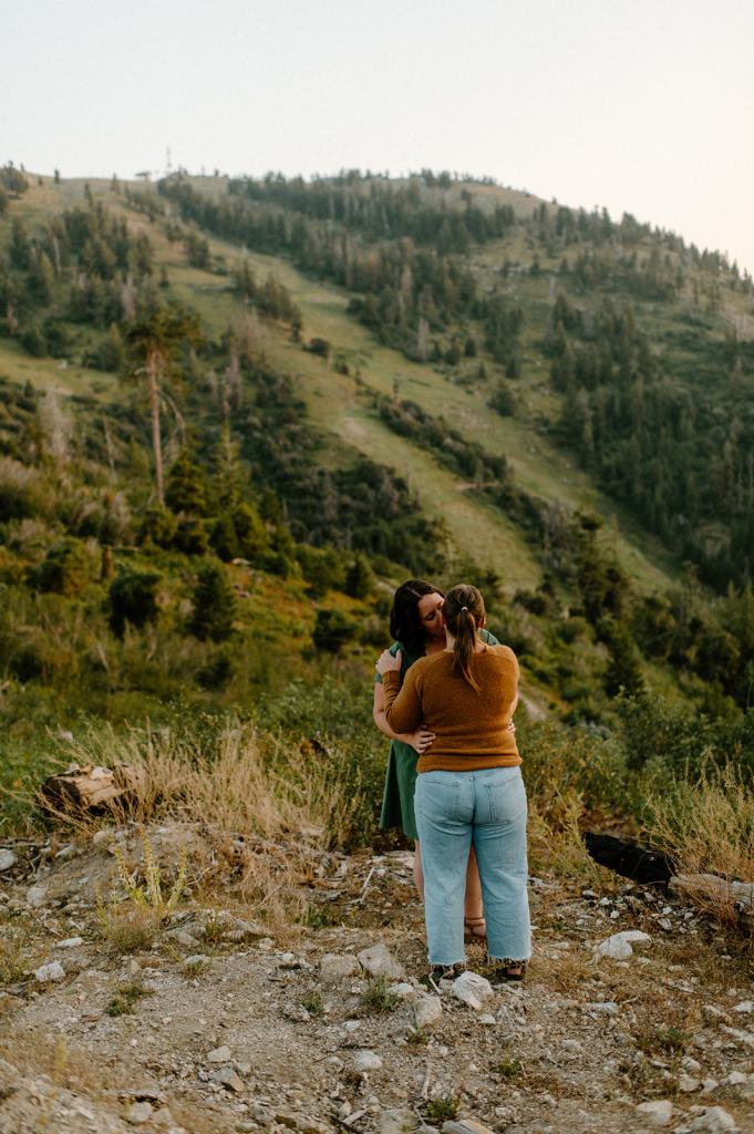 Idaho Mountain Top Engagement Photos
