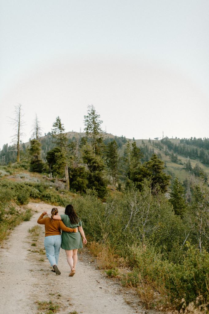 Idaho Mountain Top Engagement Photos
