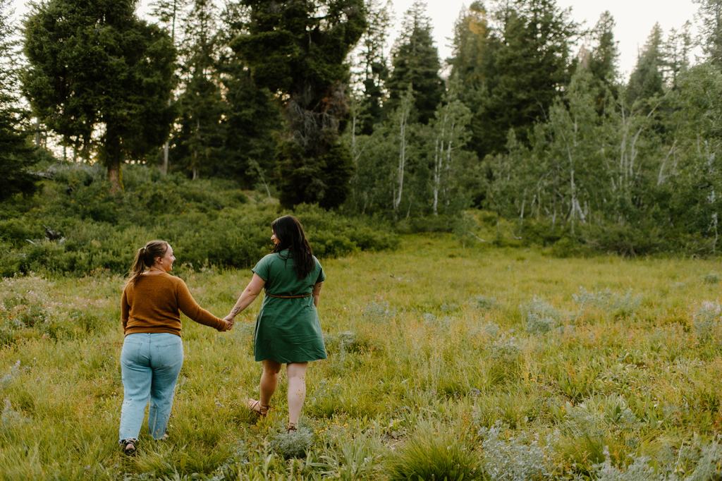 Idaho Mountain Top Engagement Photos