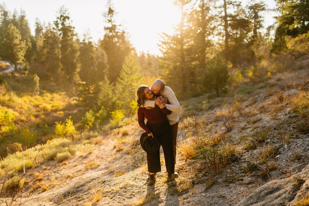 Idaho Fall Mountain Engagement Photos