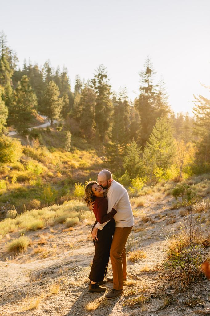 Idaho Fall Mountain Engagement Photos